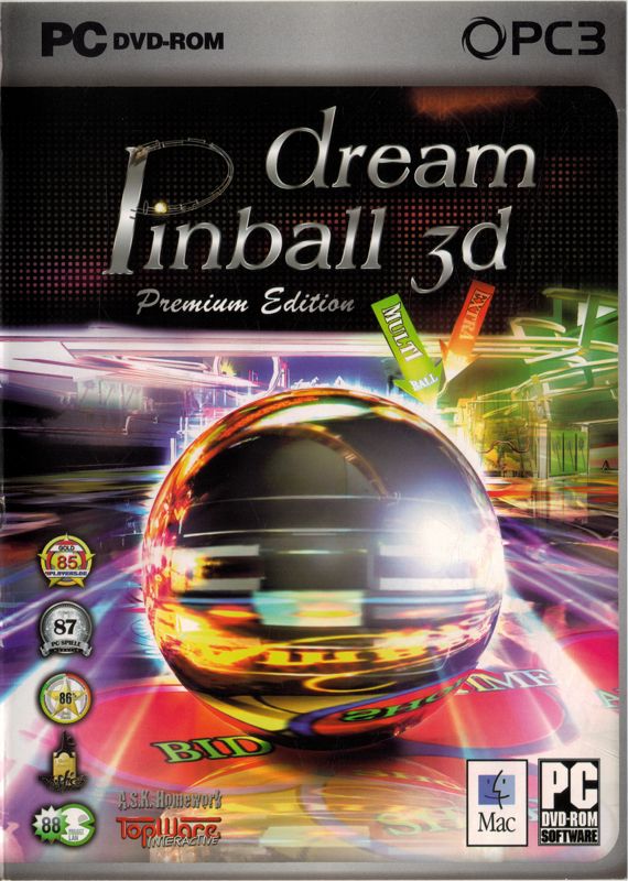 Dream Pinball 3D box art for Wii